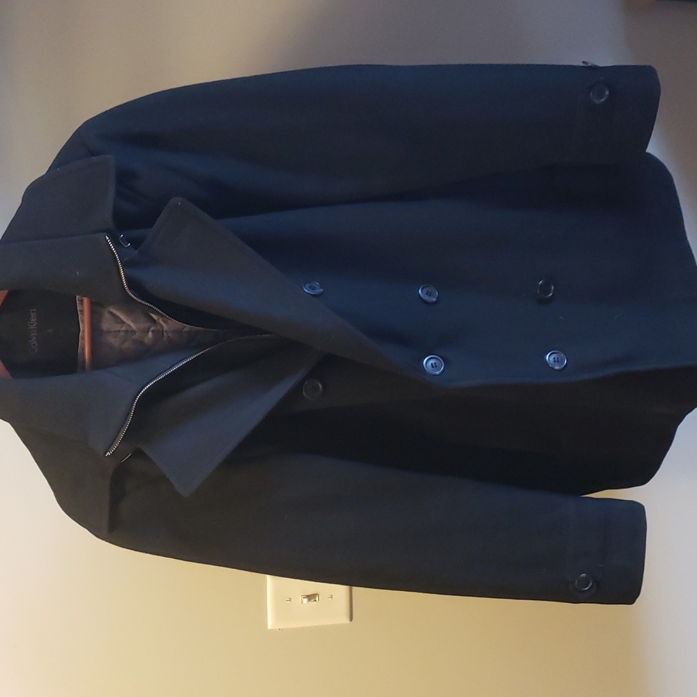 Calvin Klein Black Dress coat